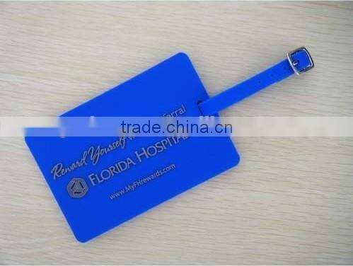 2D Embossed Soft PVC Luggage Tag;Bulk Cheap Personalized Luggage Tag;3d PVC Luggage Tag