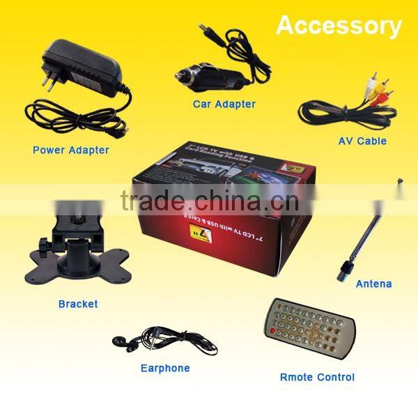 Bus TV Monitor 7 inch Car TV Monitor With USB