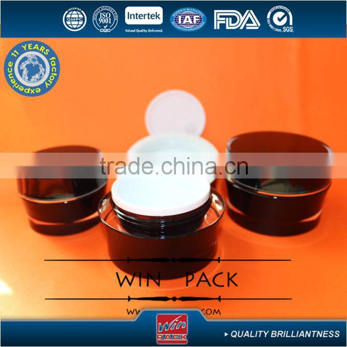 30g 50g light pink color drum shaped cosmetic jar,drum glass bottle,drum plastic jar