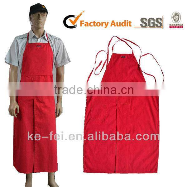 long Cotton Canvas Apron