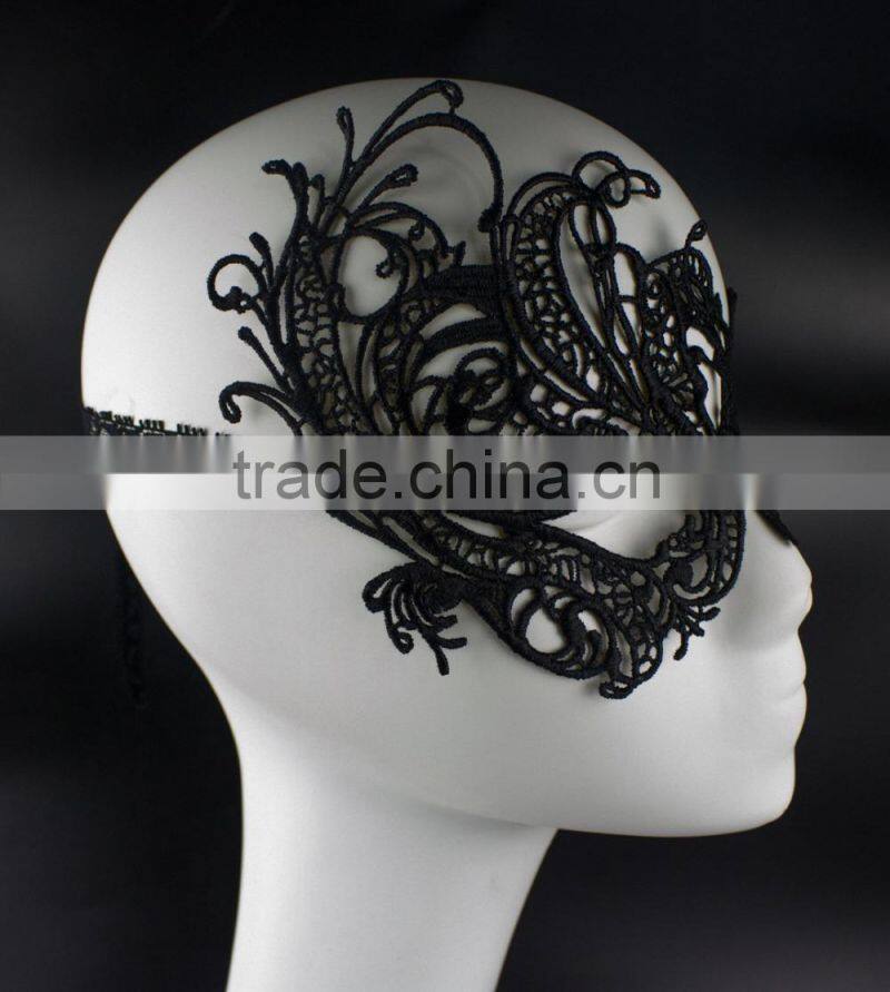 Have stock! Hotting sale phenix pierced lace eye mask, masquerade/ party/halloween lace mask