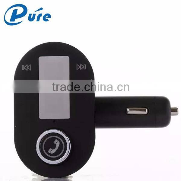2016 CE ROHS FCC New Products LED MP3 Player USB Bluetooth Handsfree Car Kit FM Transmitter