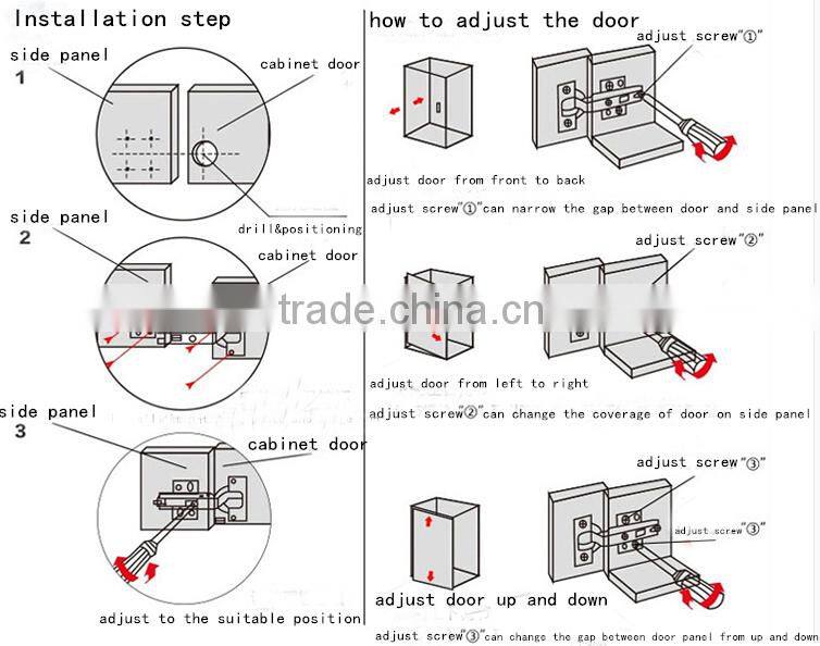soft closing cabinet hinge hydraulic concealed hinge manufacturer