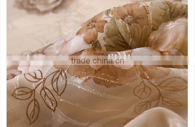 2015 hot sale printed designed No. 17 window curtains, made- up black out fabric in home or hotel