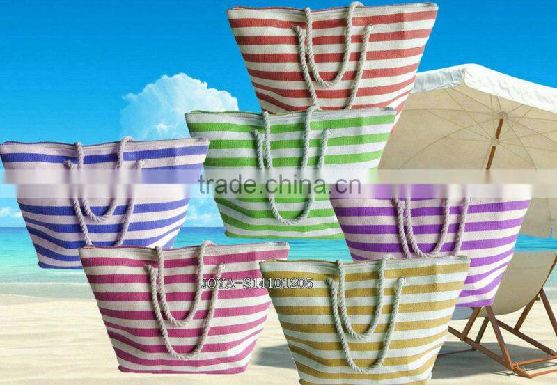 2015 New Style Stripes Fashion Straw Bag