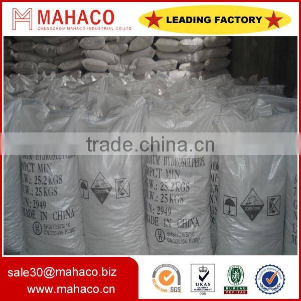 Factory supply highest quality sodium hydrosulfide 70% NaHS