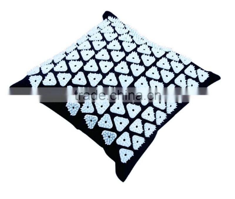 Multi-color Eco-friendly Stress/Pain Relief acupressure mat massage pillow