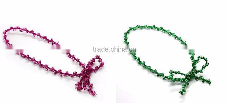 Single&double-strand elastic bowknot Custom ribbon elastic hair decoration