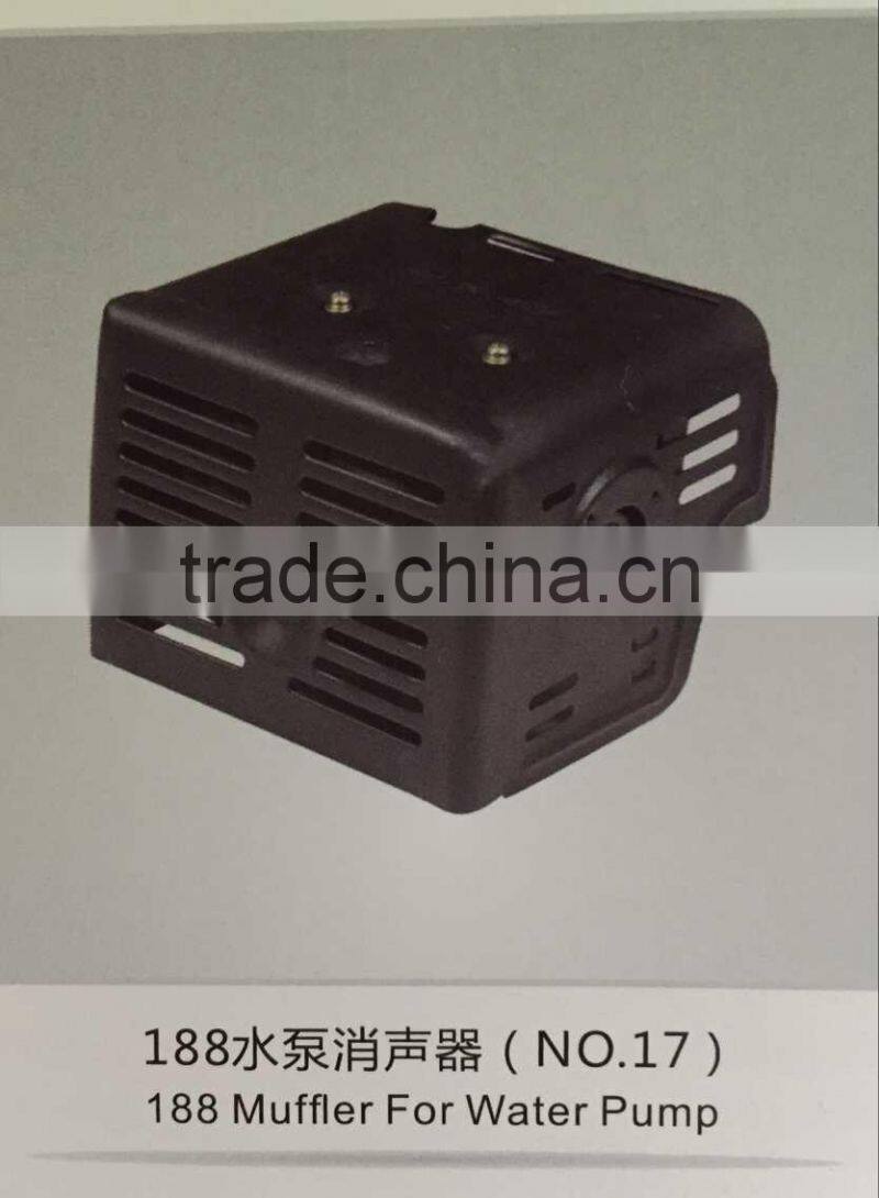 High quality gasoline generator 188 Muffler for Water pump