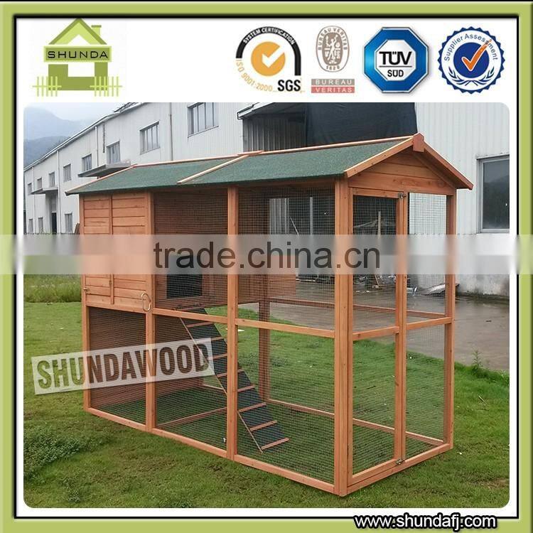 SDC08 Large outdoor cheap chinese waterproof wooden chicken coop