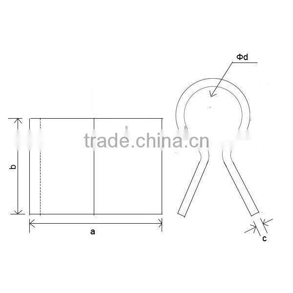 Truck Gate Hinge Internal Weld-on Gate Lugs