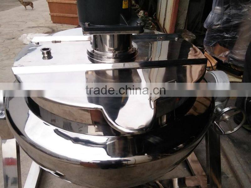 High Quality Cooking Pot Steam Jacketed Kettle,Porridge Cooking Pot Mixing Machine