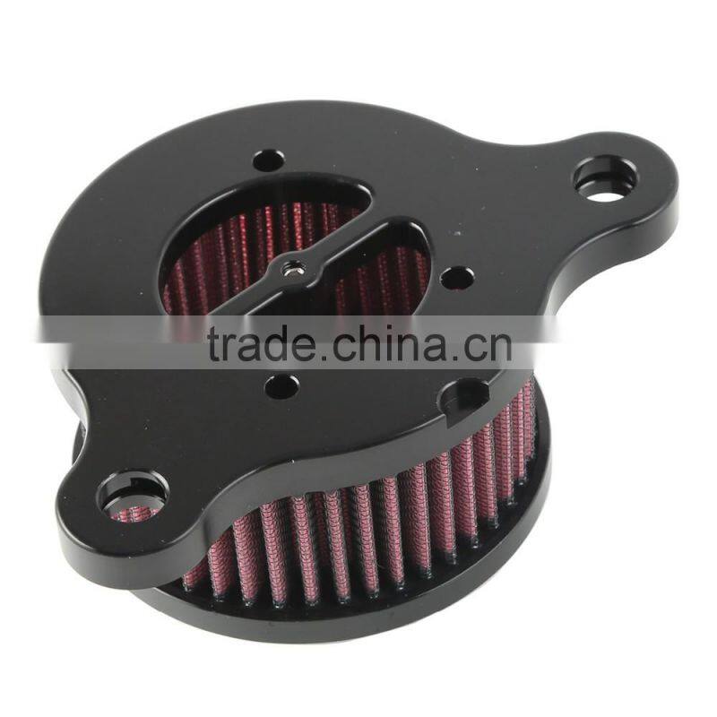 Black Air Cleaner Intake Filter For Sportster 48 72 XL883 XL1200 04-16