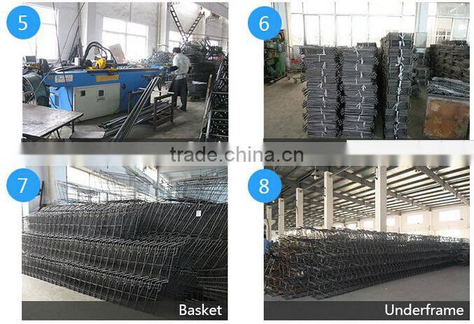 149 standarde wheeled shopping carts Chromed hand trolley