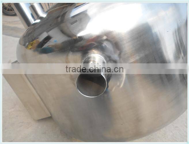 Stainless Steel Milk Collector in the Milking Hall