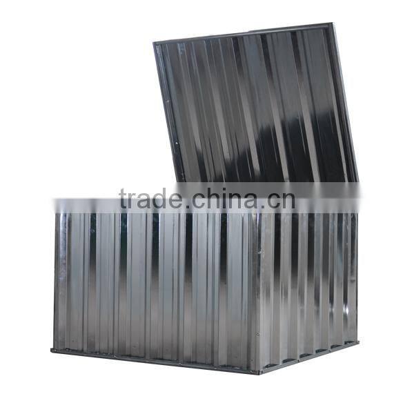 High-quality zinc outdoor garden tool storage box for home using