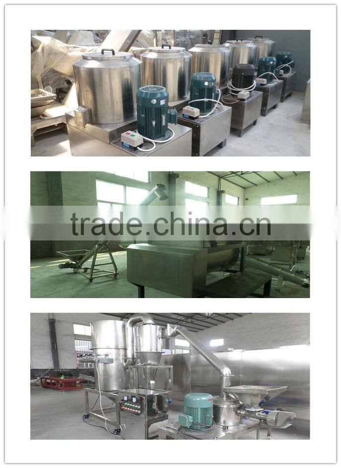 Breakfast cereal puff extruder processing line