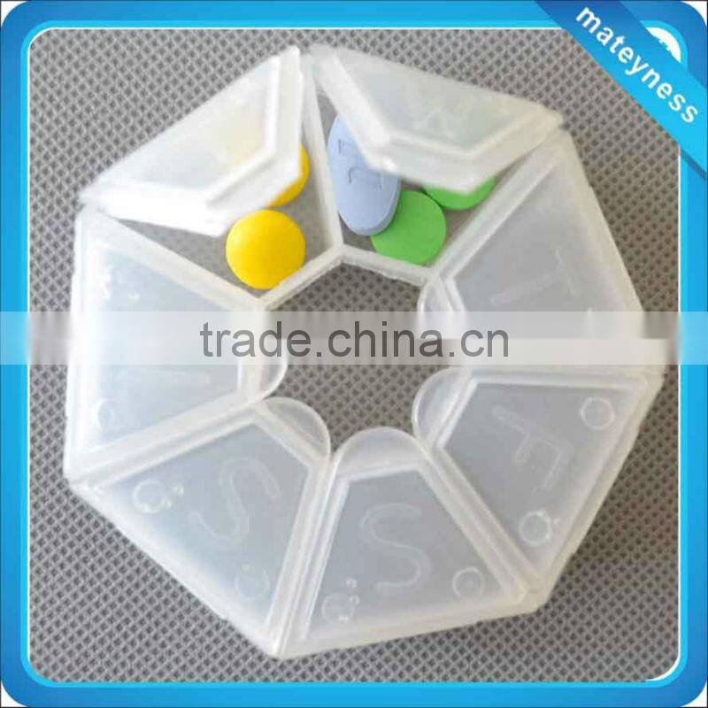 Weekly 7 Floors Colourful Pill box