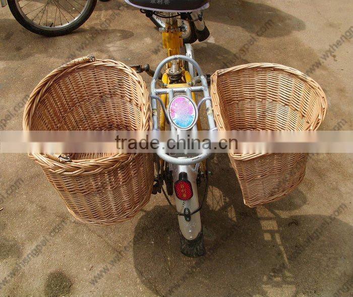 willow bicycle basket/modern bicycle basket/removable bicycle basket/front bicycle basket