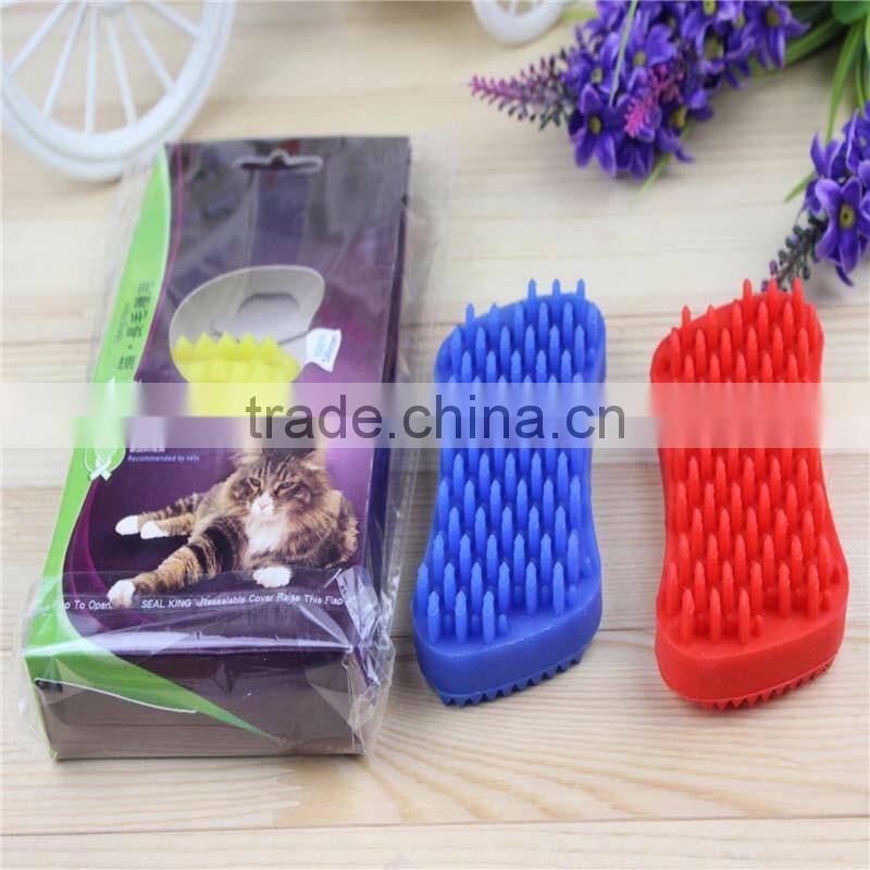 Dog Cat Grooming Brush Home Pet Hair Cleaning Silicone Lint Remover