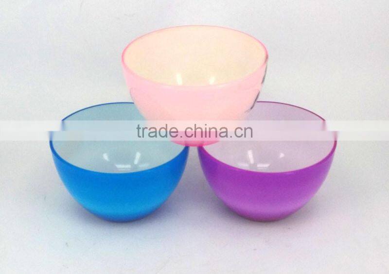 plastic double-wall salad bowl