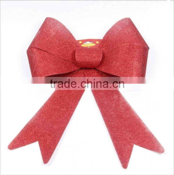 Hot-sale Christmas Decorative Bow Colorful Christmas Tree Ornaments Wall Hanging Deco Bows
