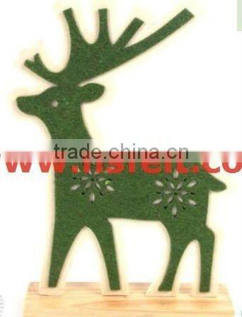 Red flower shape placemat for househould use