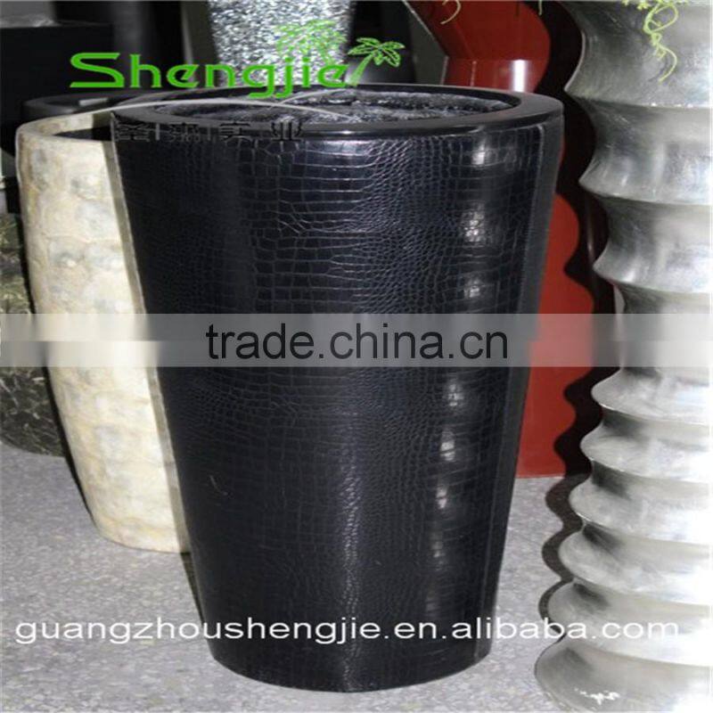SJLJ013325 Guangdong Supplier wholesale fiberglass pot / garden pot / quality pot