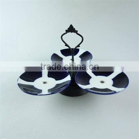 Wholesale ceramic cake/candy stand with cheap price in stock