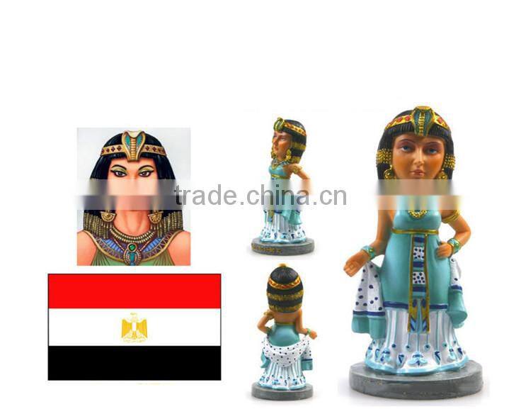 The Egyptian queen Cleo Petra resin sex figurine bobble head