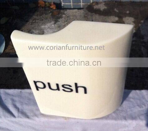 Acrylic solid surface made special design vase