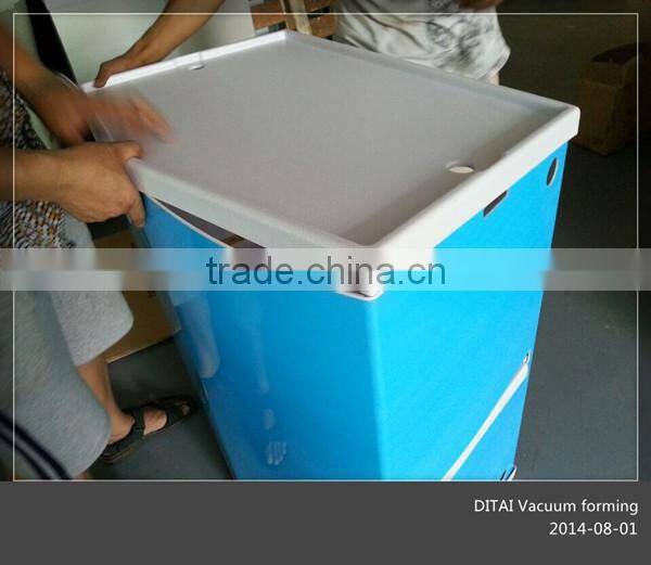 Customized thermoforming plastic promotional display unit