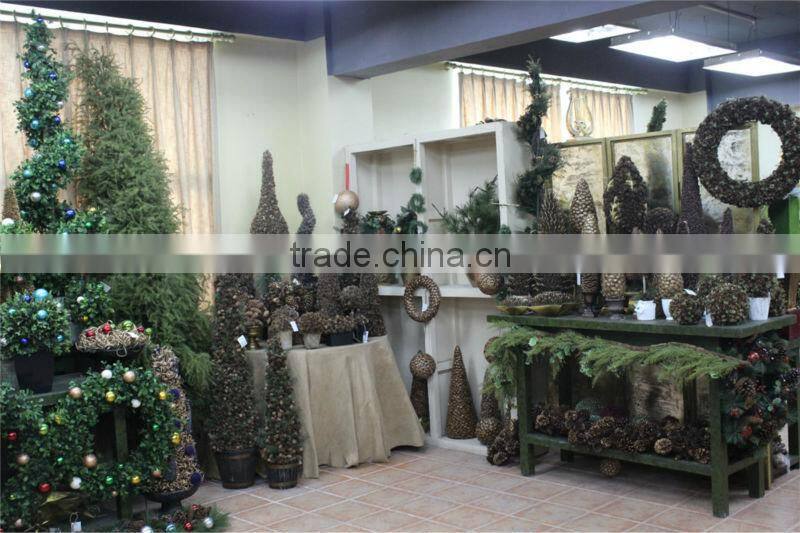 mini / huge artificial christmas pine tree / ring / flower for home / hotel / office (new christmas combination of Este-017 )