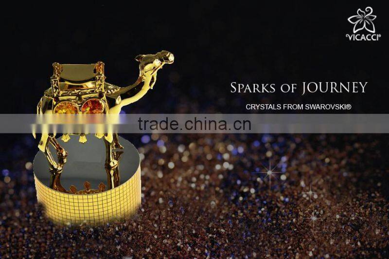 24K Gold Plated Camel with Music Box for Gifts
