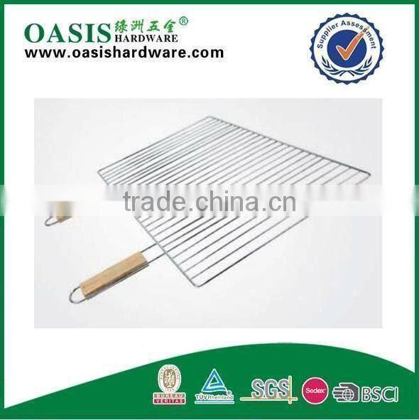 bbq tool wooden handle bbq grid