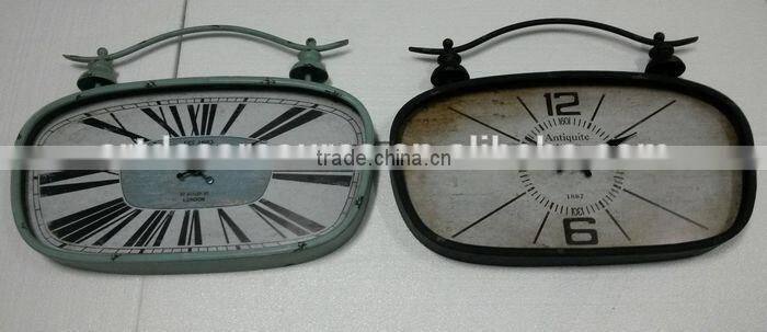 vintage decoratived metal table clock manufacturer
