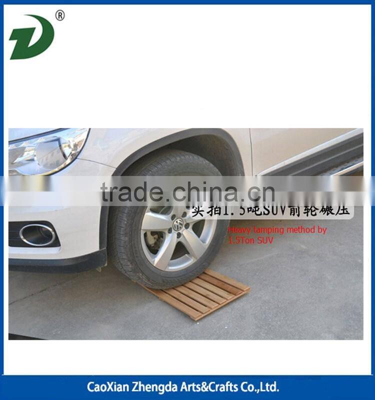 Fancy bamboo / wooden bath mat / shower floor / shoe tray