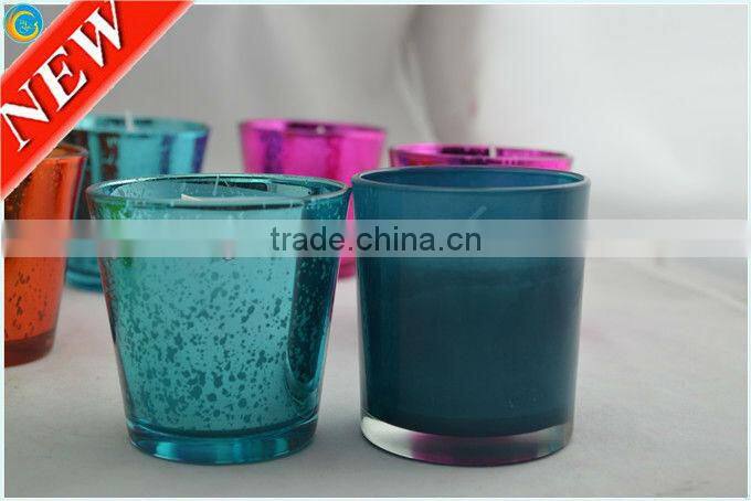 holder candle,props for the wedding,frosted glass candle jars