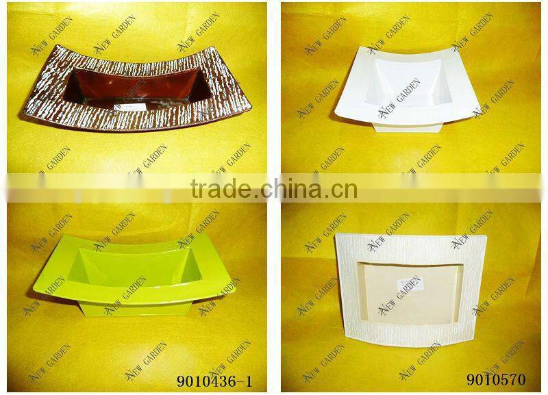 colorful zinc garden bucket