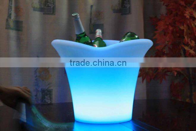 Rechargeable led champagne bucket led ice bucket