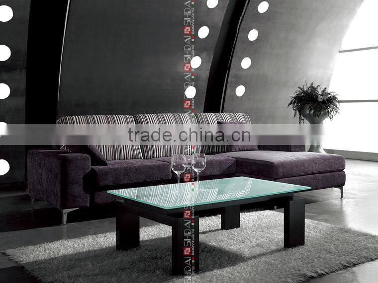 l-shaped sofa, modern lobby sofa design, living room furniture l shape sofa G115-RE