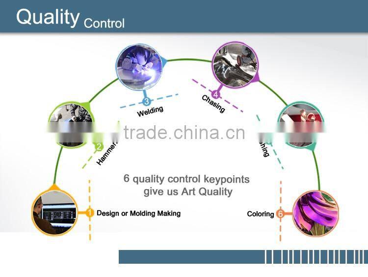 Garden ornaments different size stainless steel ball