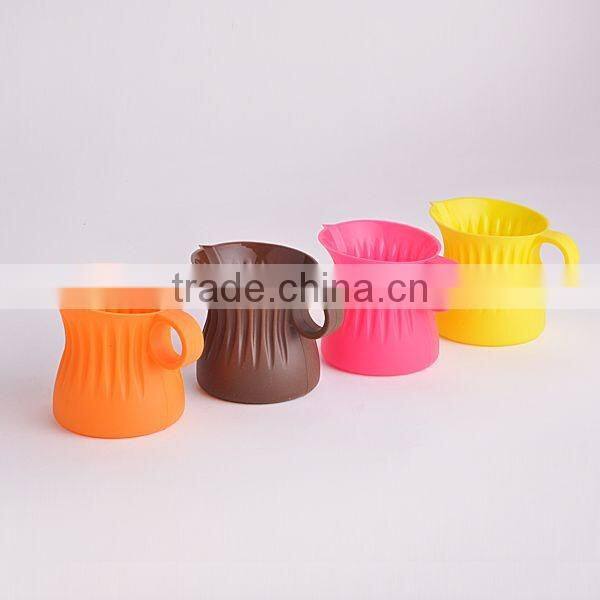 children's cup glass mini ice cream glass cup with different colors