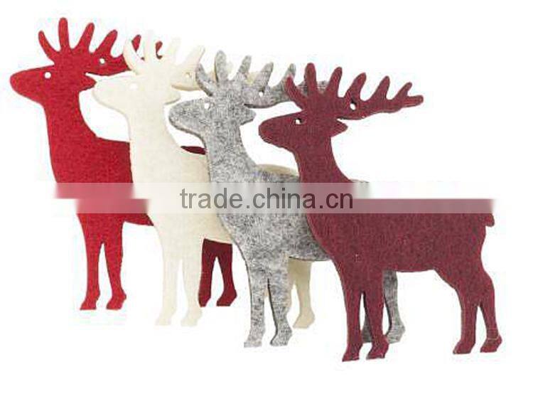 felt christmas reindeer decorations & ornaments