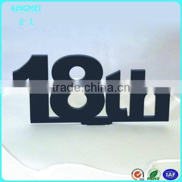 KM-LP38 Kingmei Led Build Up Acrylic Signage Word Sign