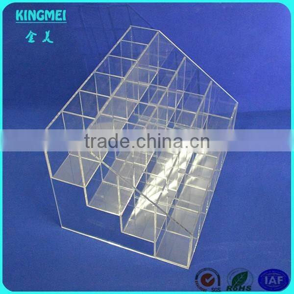 4 Tiers Cosmetic Makeup Box Nail Polish Varnish Display Stand Holder Booking Jewelry Acrylic Packaging Organizer Storage