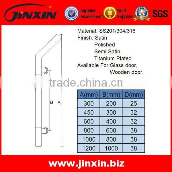 stainless steel internal door handle