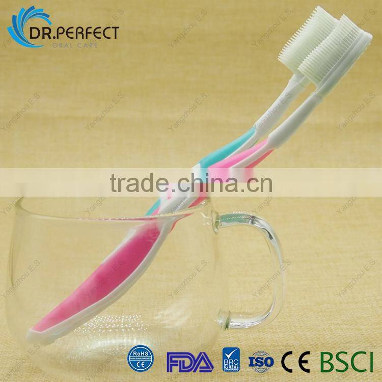 best selling nano bristle toothbrush teeth white soft rubber handle