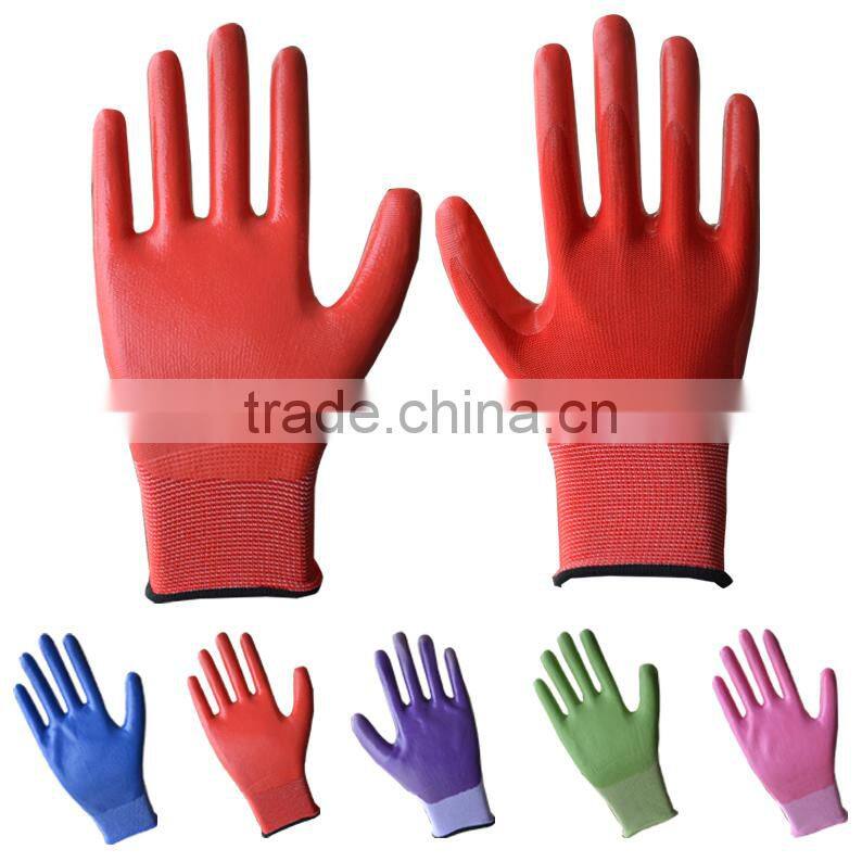 sunnyhope very safety pattern nitrile nylon gloves