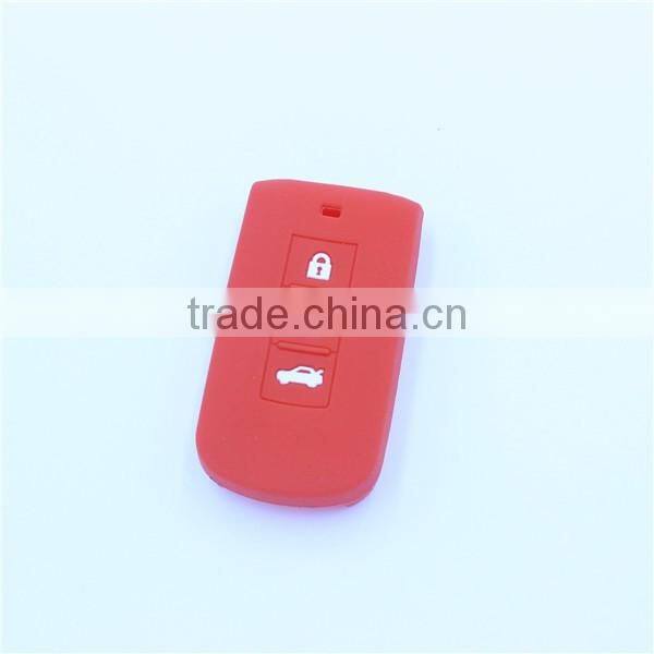 SILICONE CAR KEY COVER CASE, KEY JACKET for MITSUBISHI ASX LANCER SPORT OUTLANDER